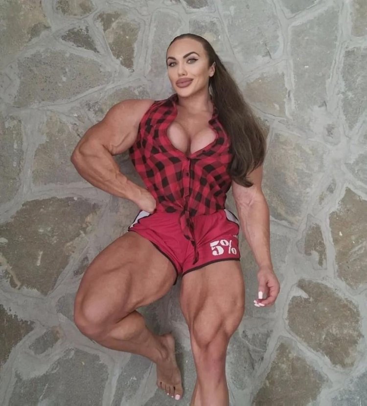 Bodybuilder Natalya Trukhina