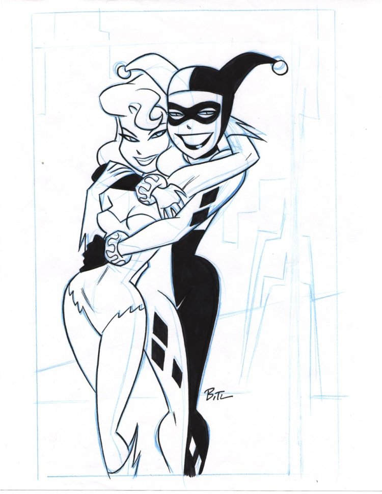 Bruce Timm Harley Joker