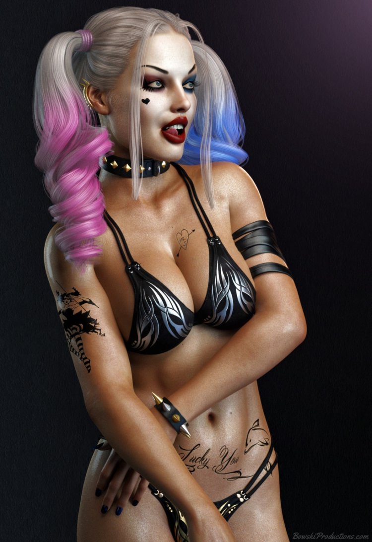 Harley Quinn 3d