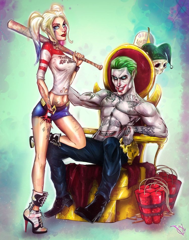 Harley Quinn and the Joker