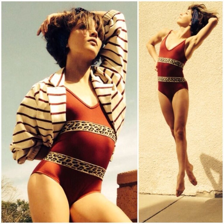 Carmen Bicondova in a swimsuit