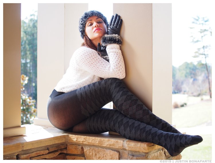 Women in winter tights