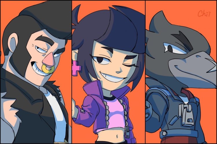 Brawl stars colt shelly and raven
