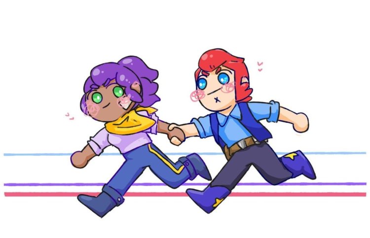 Colt and Shelley Ship in BRAWL Stars Art