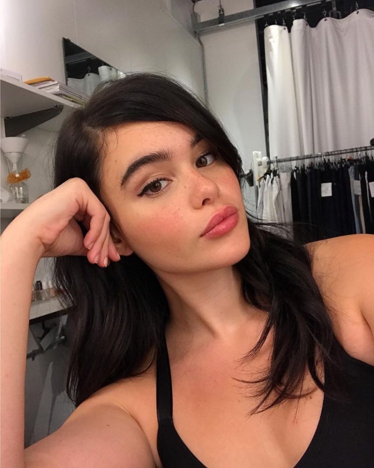 Barbie Ferreira with bangs
