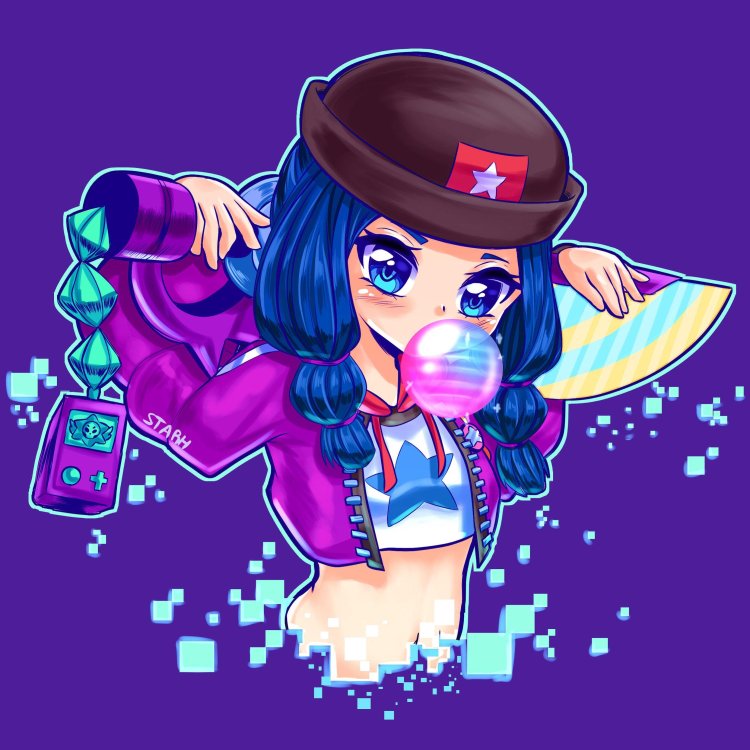 Bibi Brawl Stars Art heroine Bibi