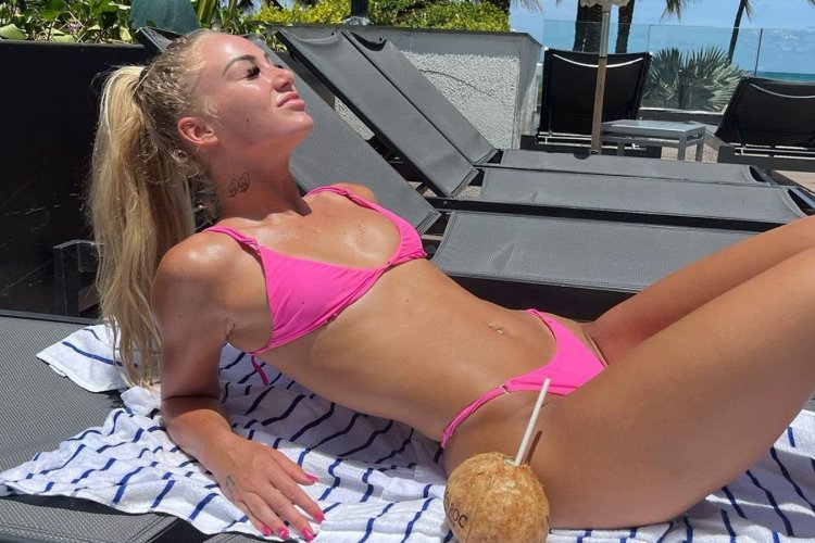 Alisha Lemann in a swimsuit