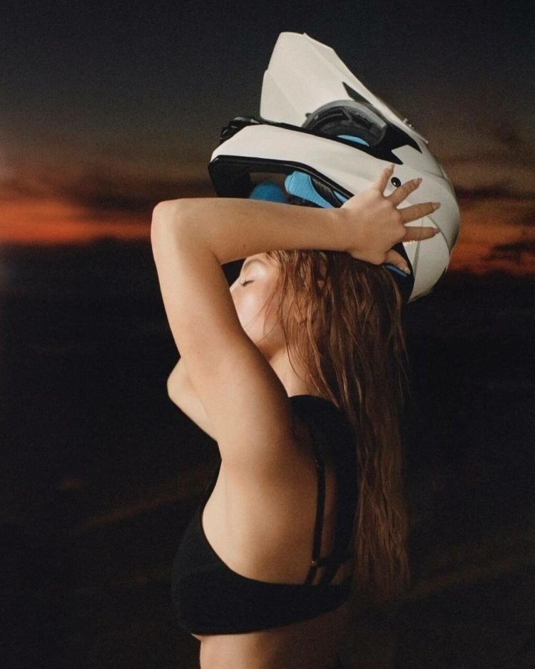 Sidney Suini in the Nike X Jacquemus advertising campaign