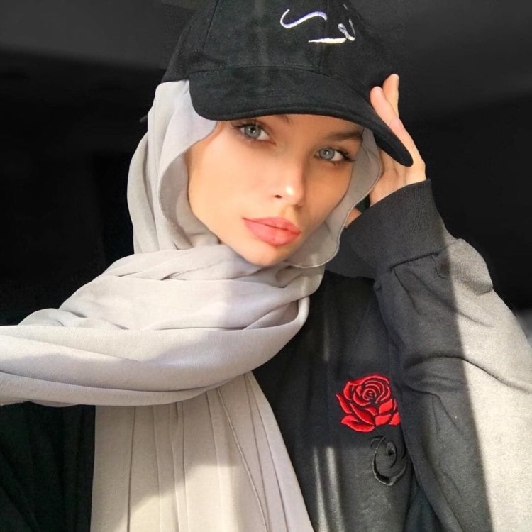 Beautiful girls in a hijab