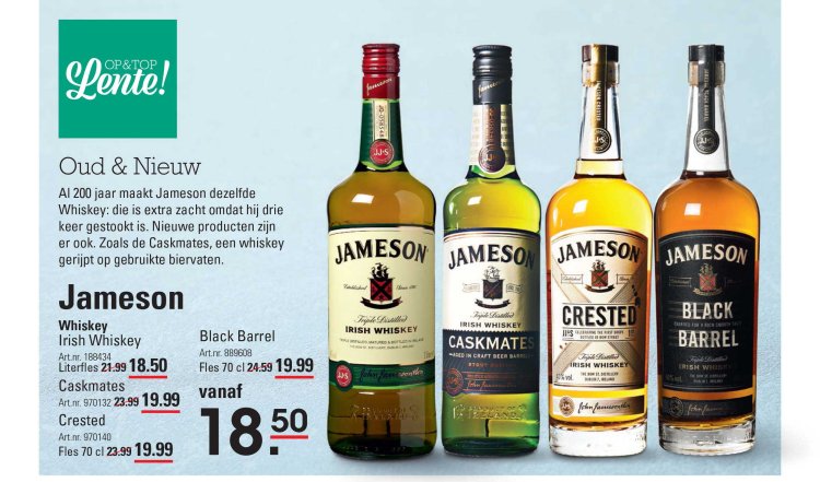 Whiskey jamson orange