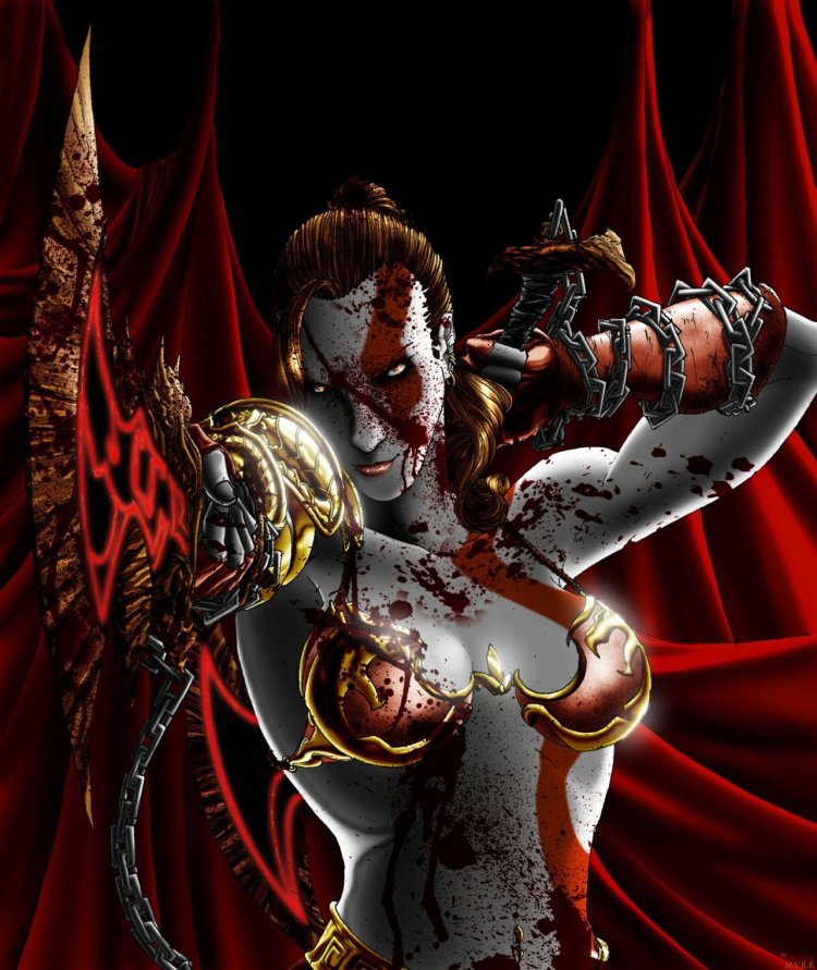 God of War Kratos Girl