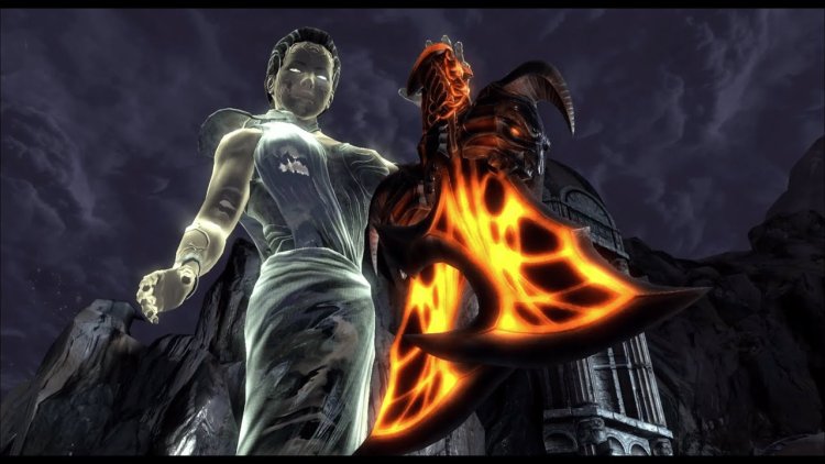 God of War 3 Kratos and Athena