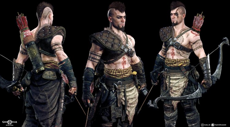 God of War 4 Kratos and Atrey