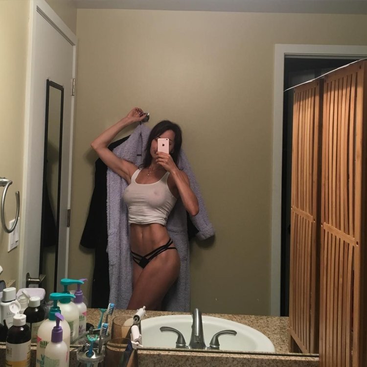 Elena Miro in a swimsuit