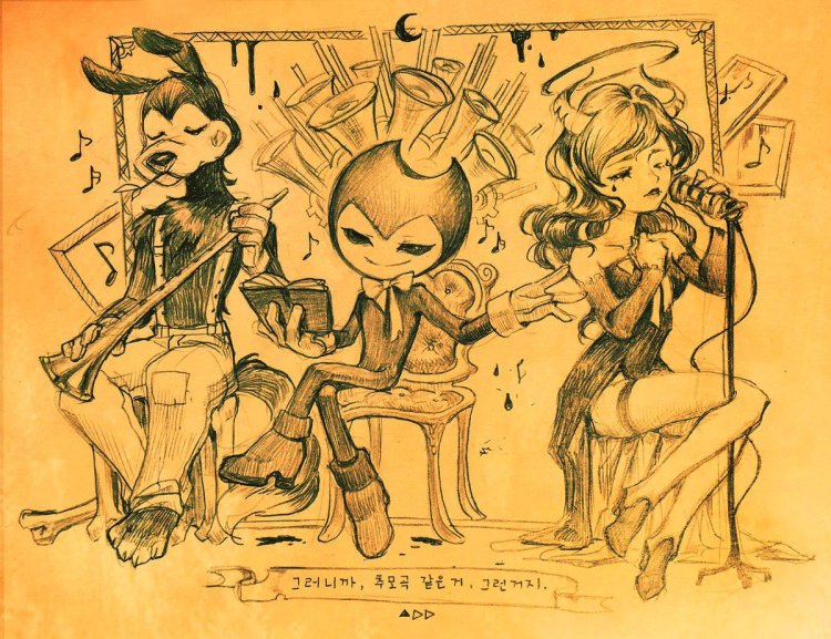 Bendy and Alice Angel Comic