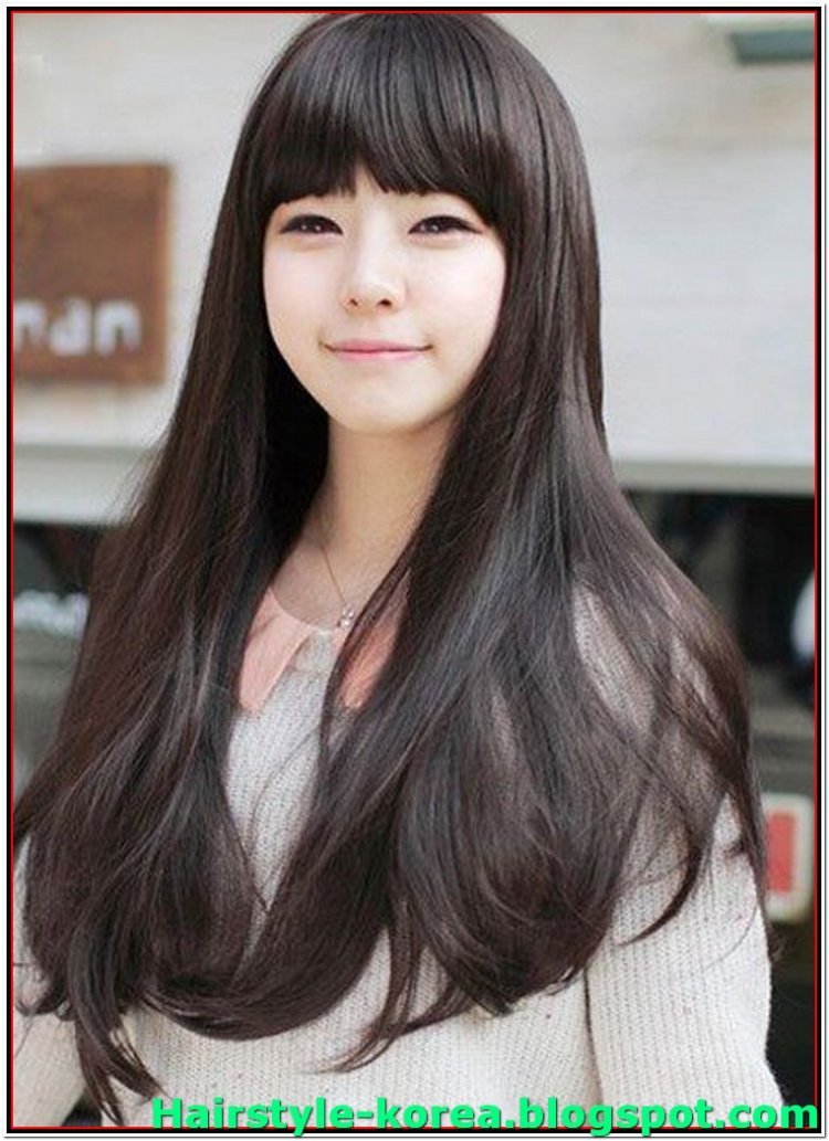 Korean haircuts for long hair