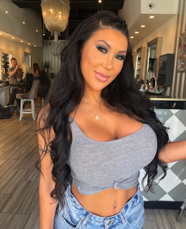 August Taylor in a dress