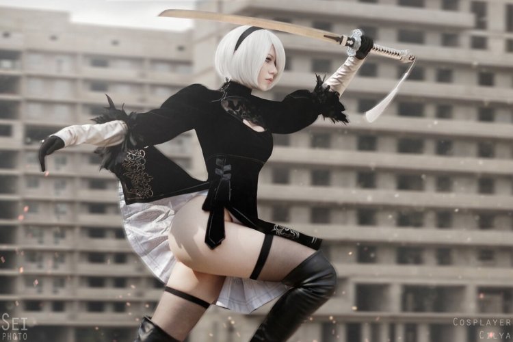 Alina Bekker Cosplay 2b Nier Automata