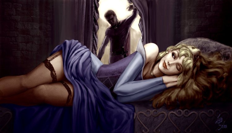 Sleeping beauty fantasy
