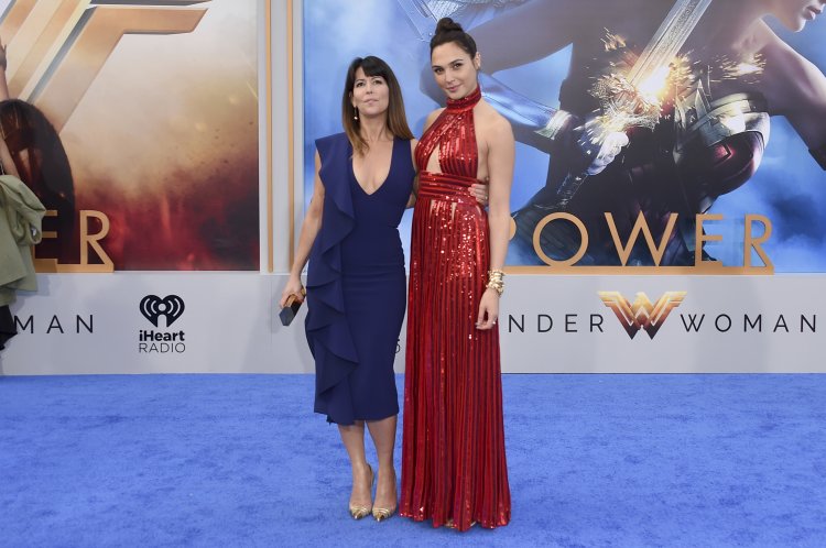 Linda Carter Gal Gadot and Patty Jenkins