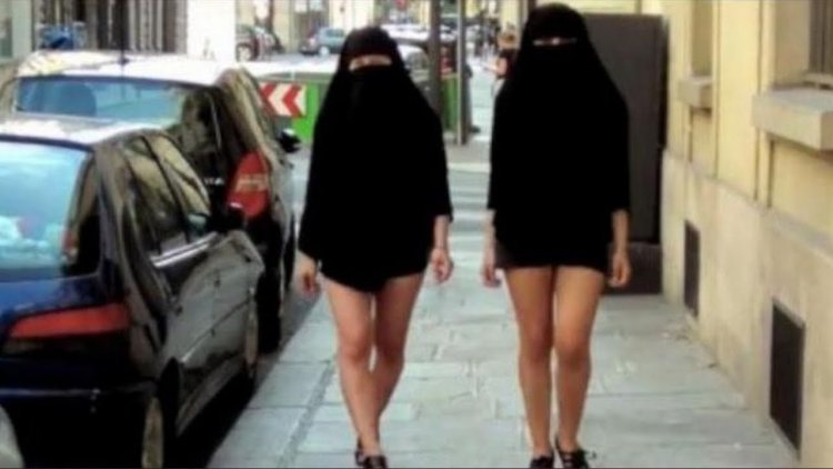 Muslims in short skirts