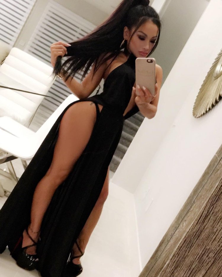 Xi Jay Miles in a dress