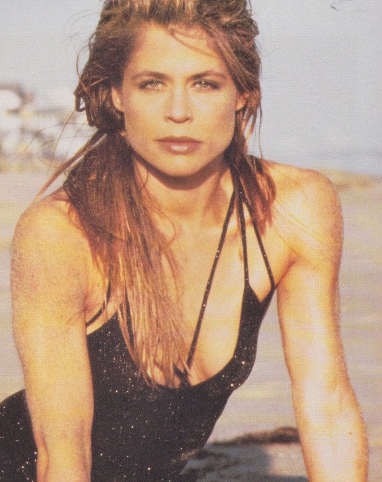 Linda Hamilton in his youth