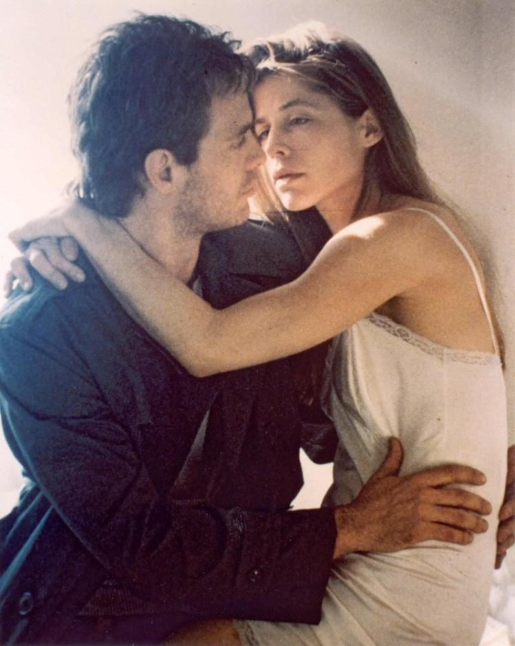 Michael Bin and Linda Hamilton