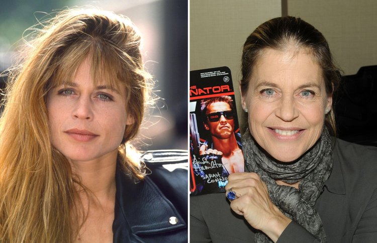 Linda Hamilton in his youth