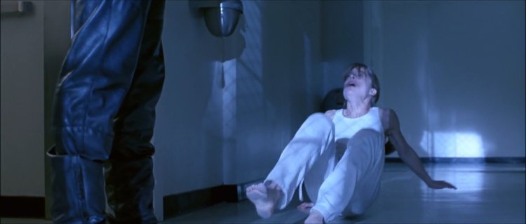 Sarah Connor Terminator 2 in a psychiatric hospital