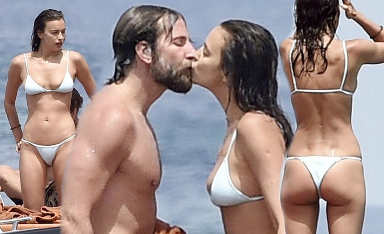 Kenny West and Irina Shayk