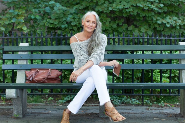 Photo shoot of a woman aged