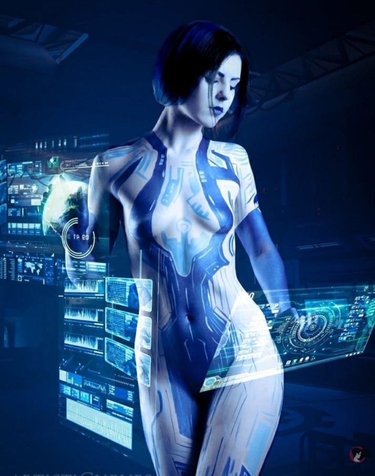Cortana Halo cosplay