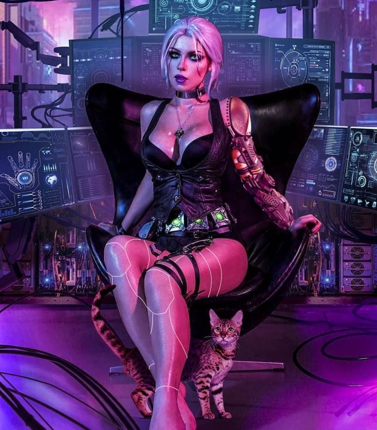 Irina Mayer Ciri Cyberpank