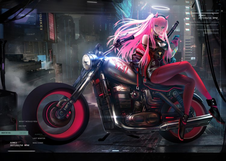 Zero Two Cyberpunk 2077