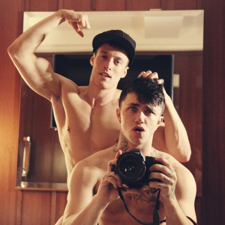 Davey Wavey and his boyfriend