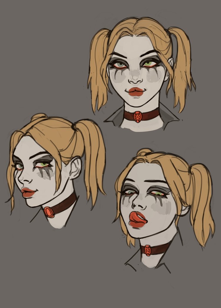 Jeanette Woerman and Harley Quinn