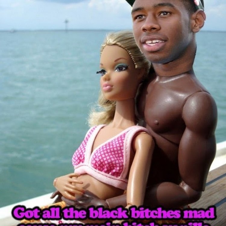 Barbie doll with a member