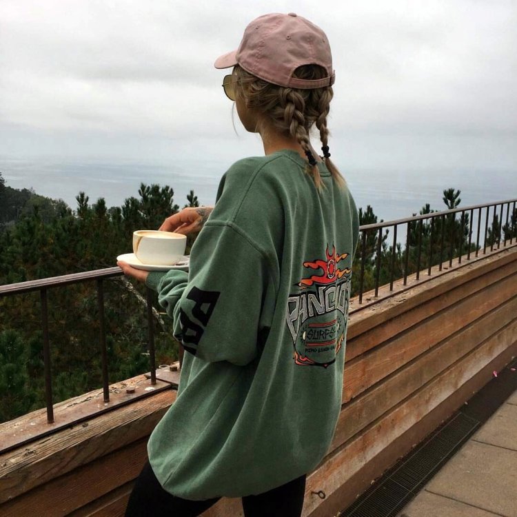 Aesthetic teenagers of the girl