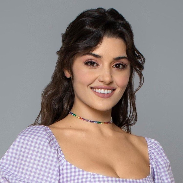 Portrait of a girl with a neckline