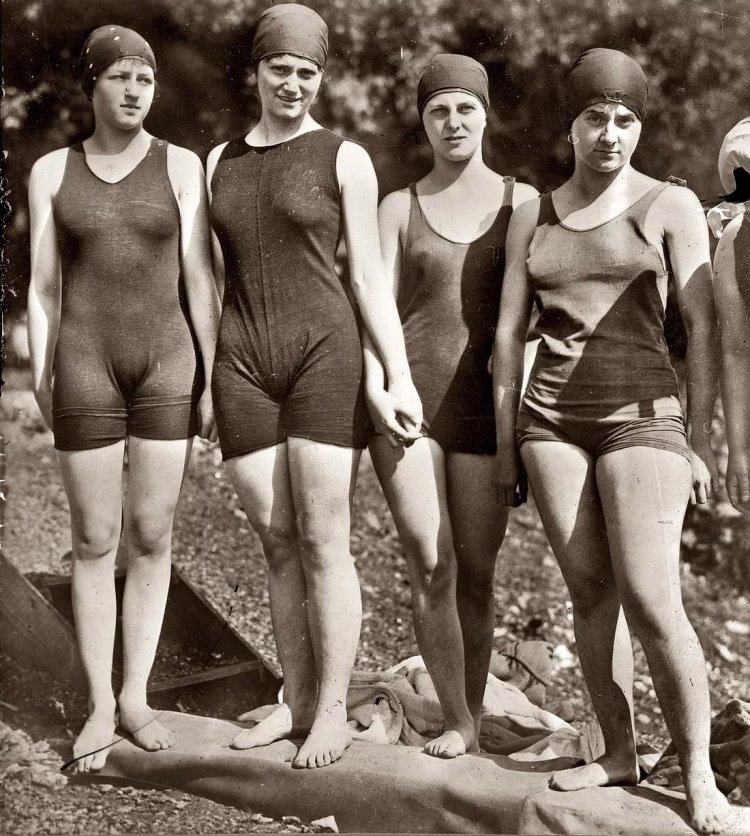 Soviet female swimsuits