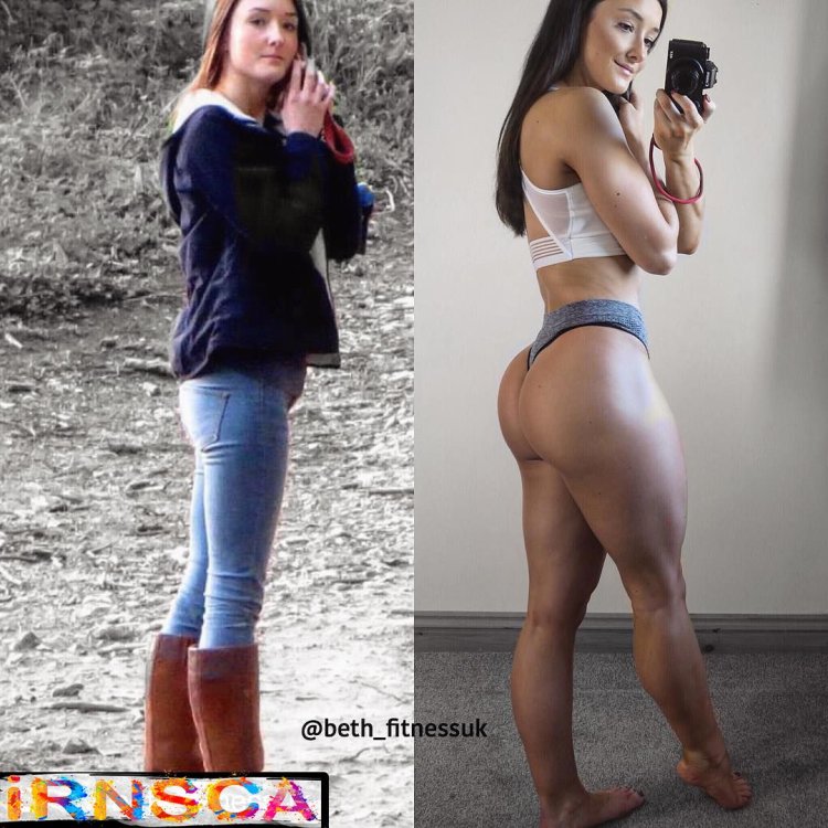 Painted girls before and after