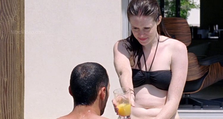 Claire Foy in a swimsuit