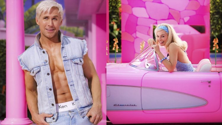 Ryan Gosling in the role of Ken in the film Barbie