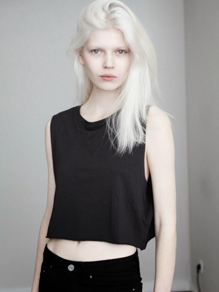 The child is a natural blonde