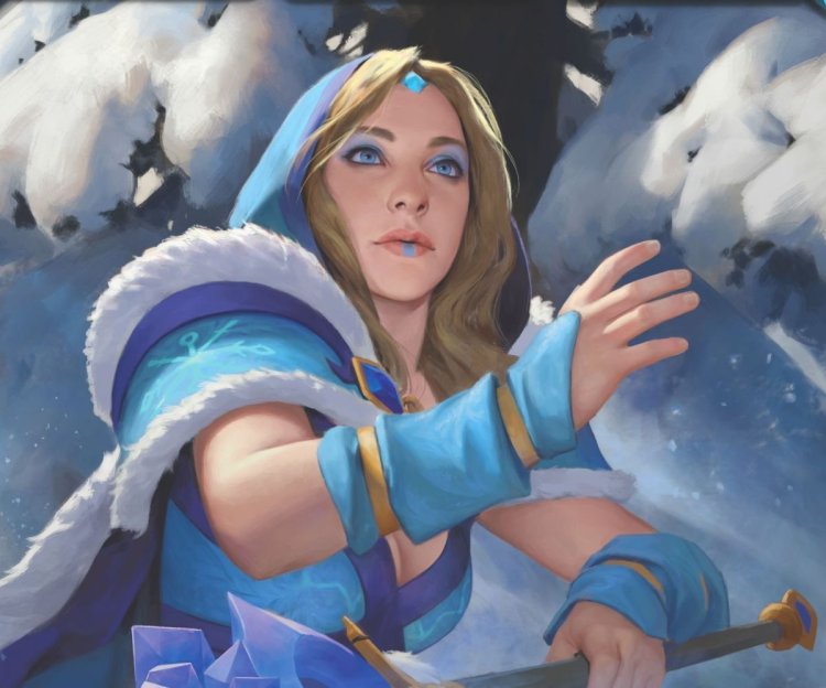Crystal Maiden Dota 2 Model