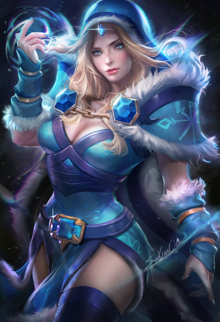 Heroes of Dota 2 Crystal Meiden