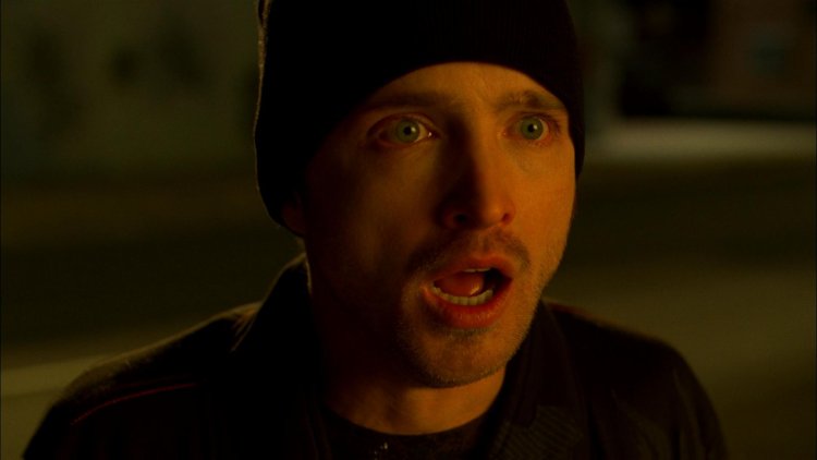 Jesse Pinkman rejoices