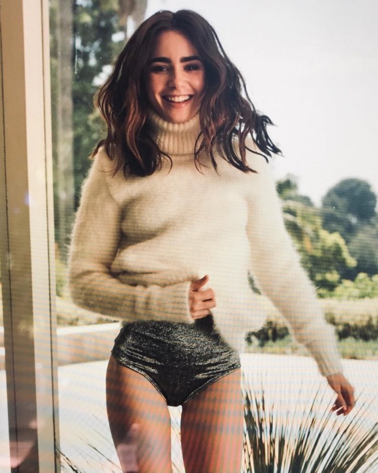 Lily Collins in Maxim