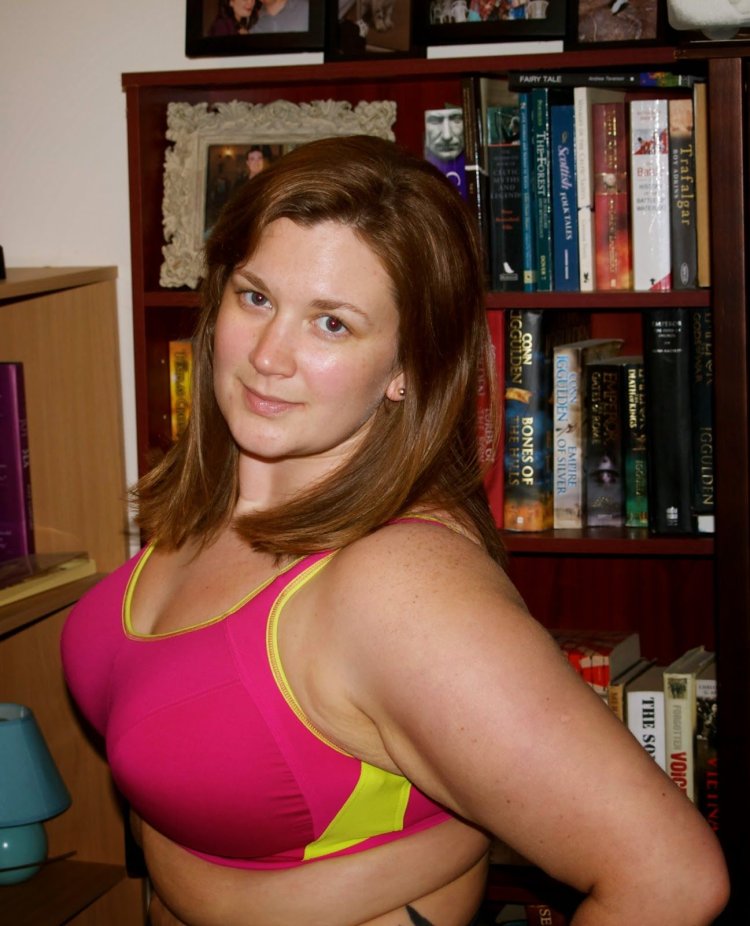 Big natural breasts on the beach